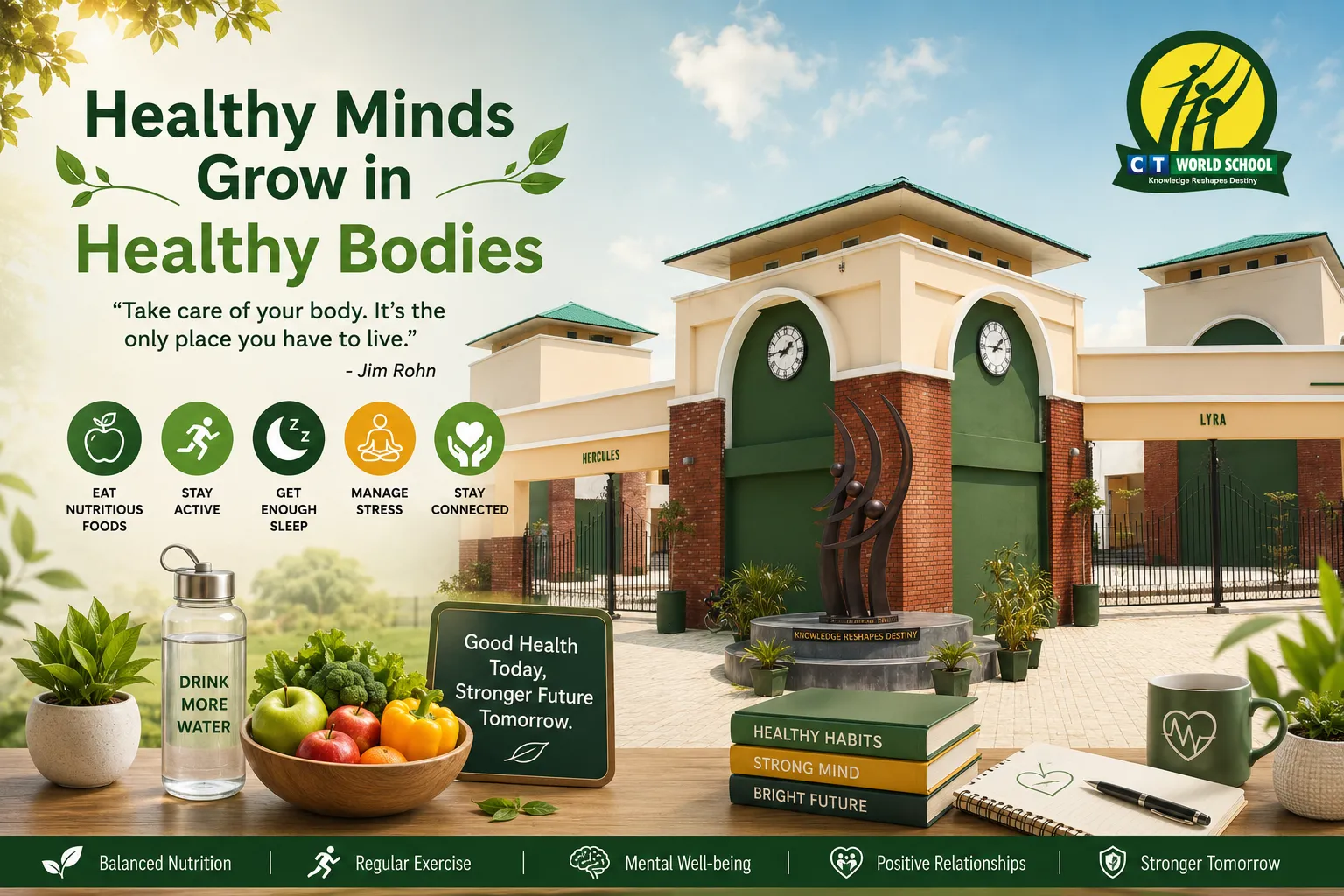 Healthy Minds Grow in Healthy Bodies
