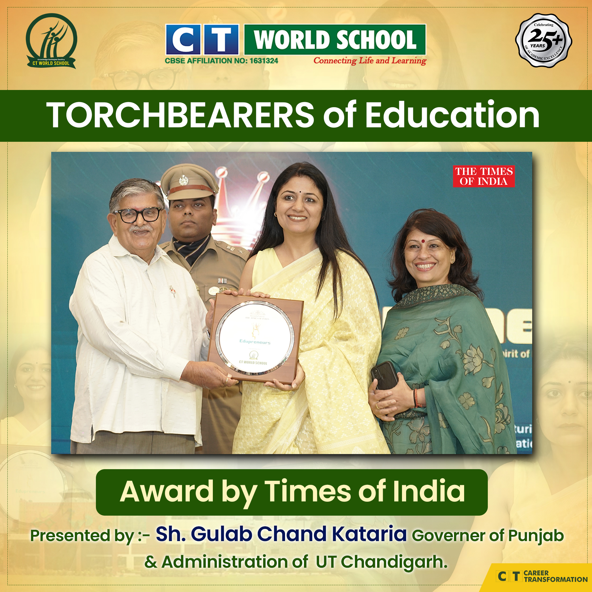 Award of Torchbearers of Education
